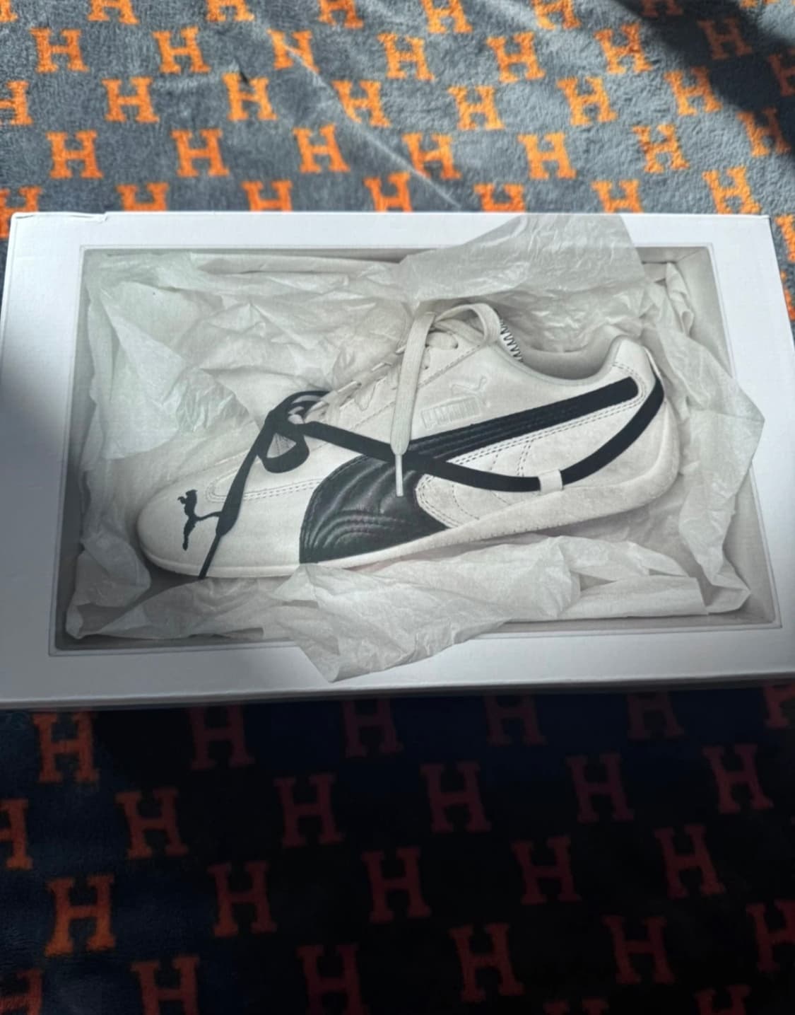 (새상품) 푸마 x 로제 스피드캣 PRM 블랙 웜 화이트 W 상품이미지2