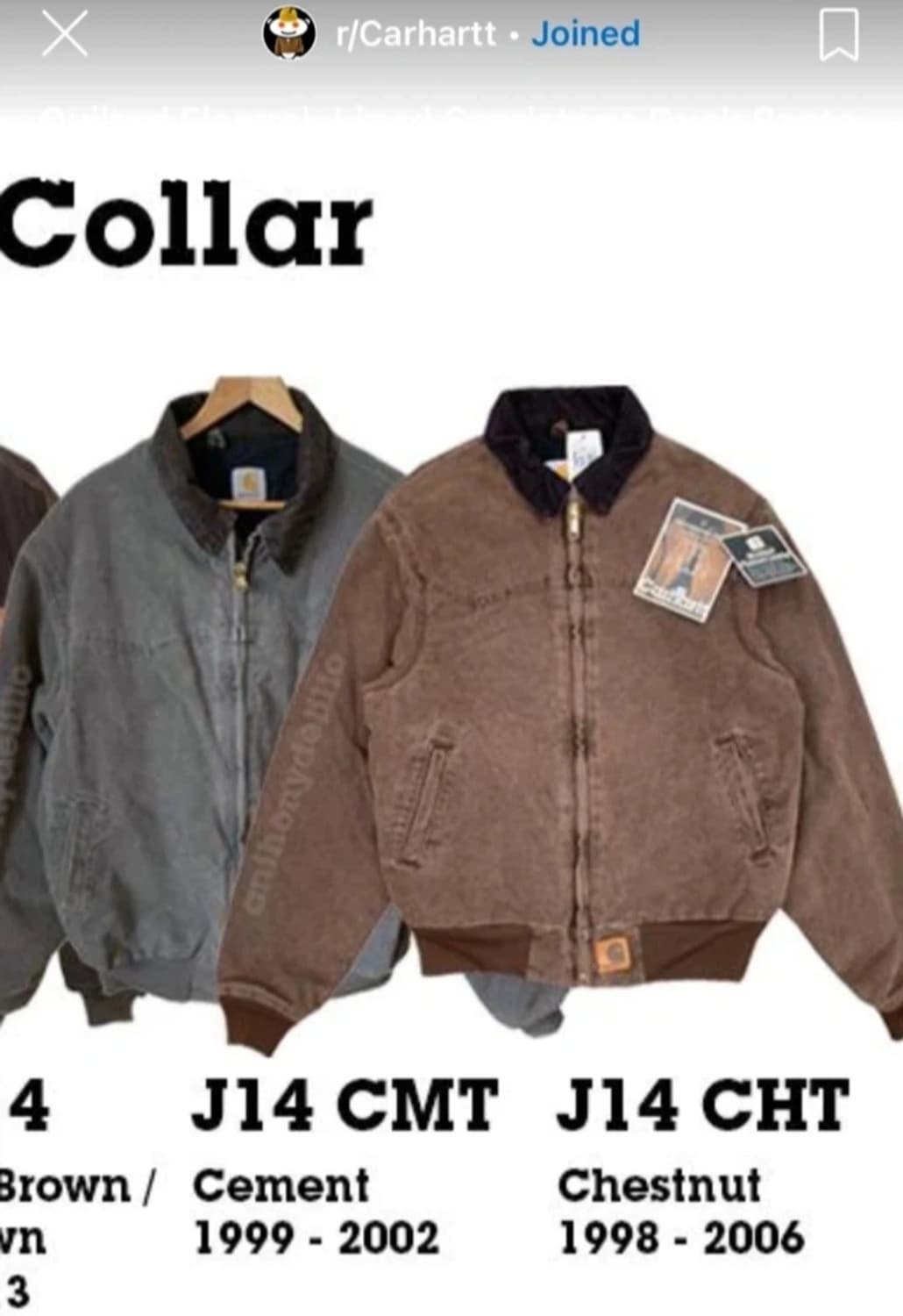 칼하트 J14 CMT 구형 빈티지 자켓 L-regular 2000년 생산 상품이미지8