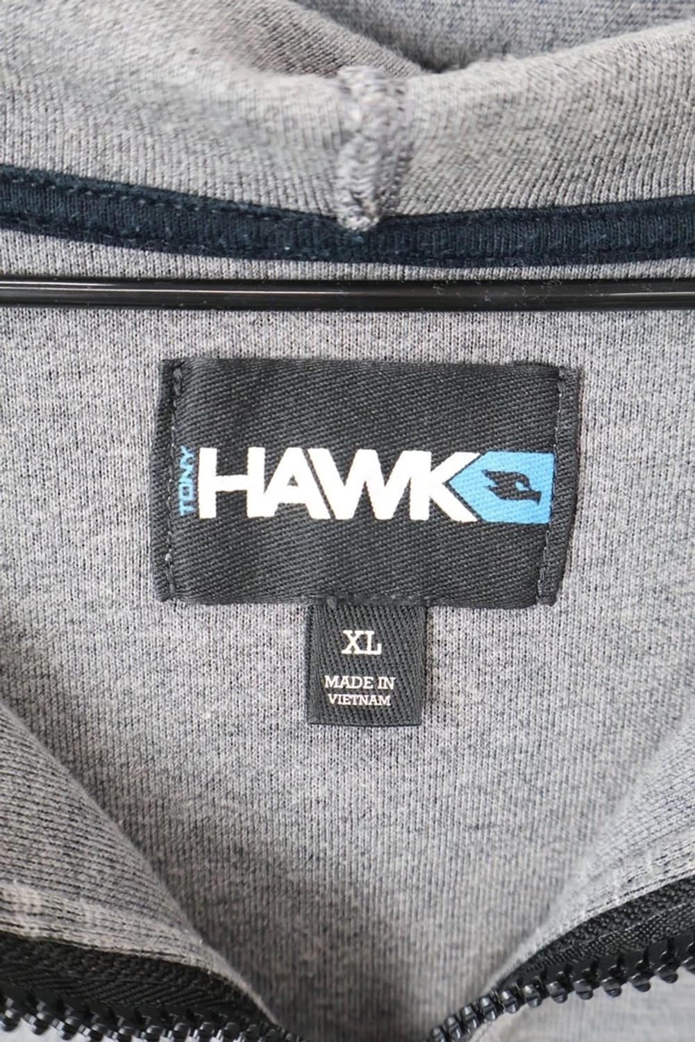 HAWK Raglan Zip Hoodie Gray Black 상품이미지4