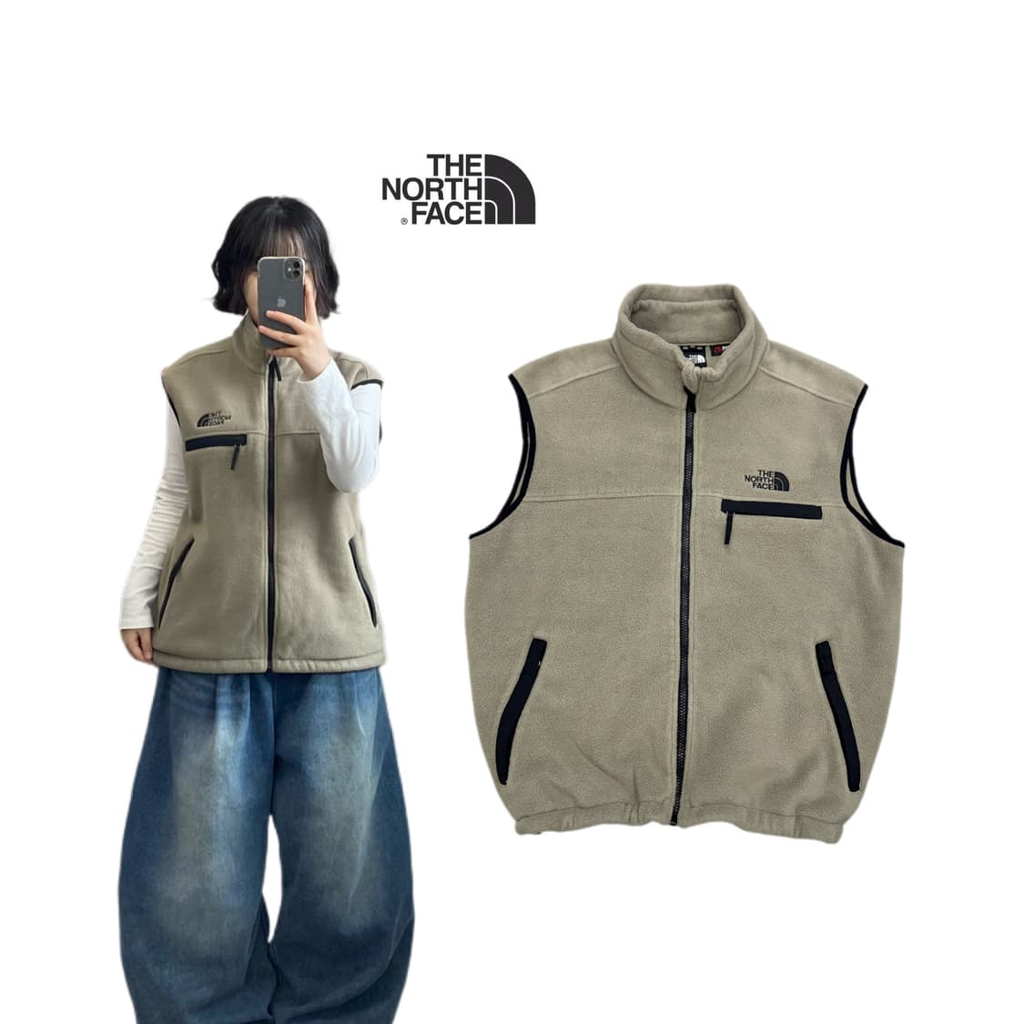 노스페이스 폴라텍 플리스 고프코어 베스트 조끼 상품이미지1
