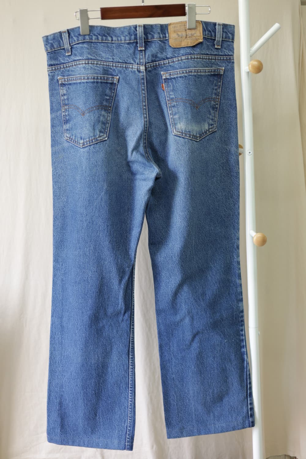 90s 리바이스 517 오랜지탭 부츠컷 데님팬츠 Made in USA 상품이미지9