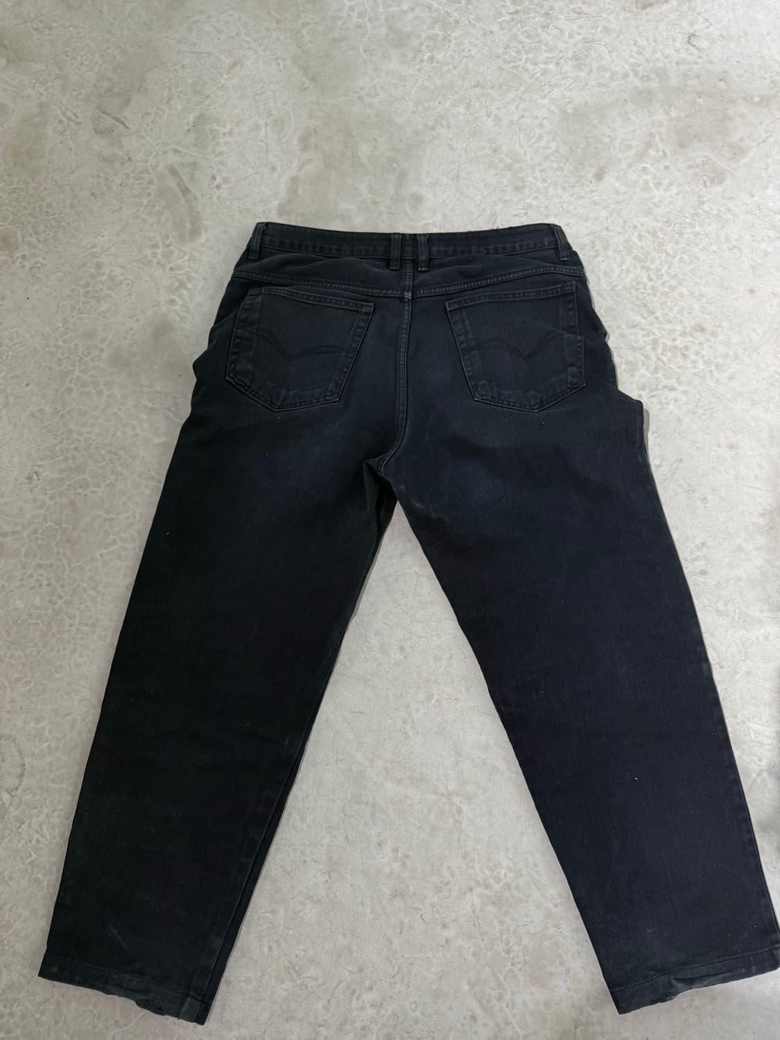 빈티지 베르사체 배기블랙진 상품이미지3