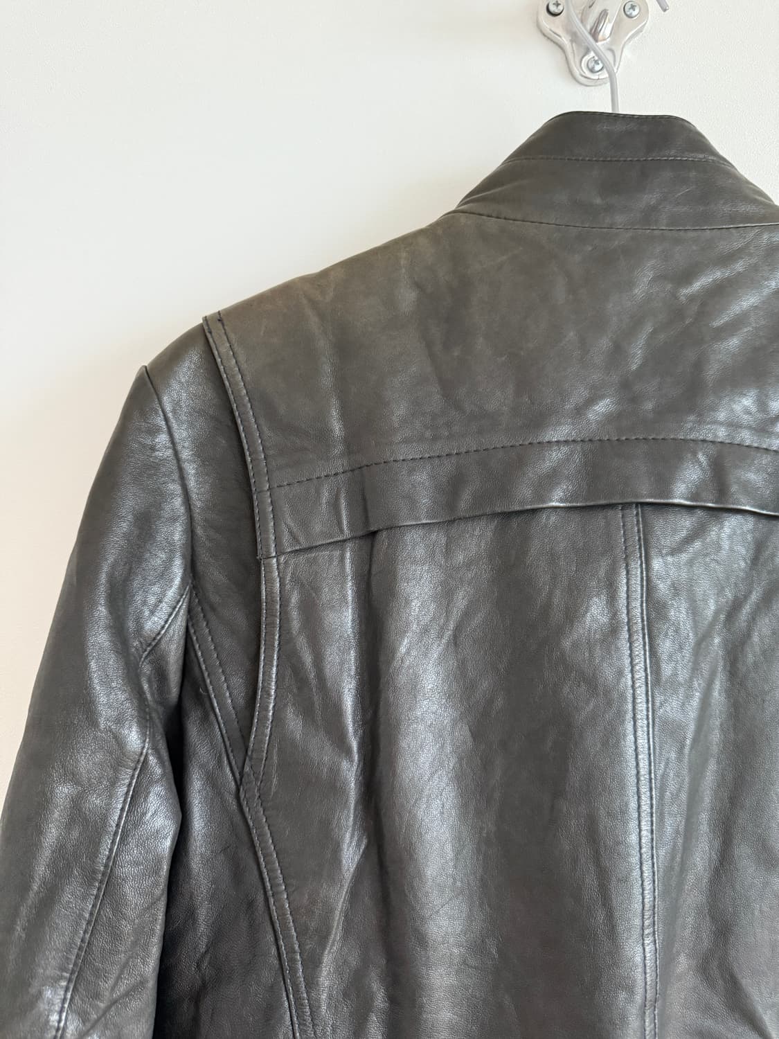 Pre owned 램스킨 레더자켓 상품이미지9