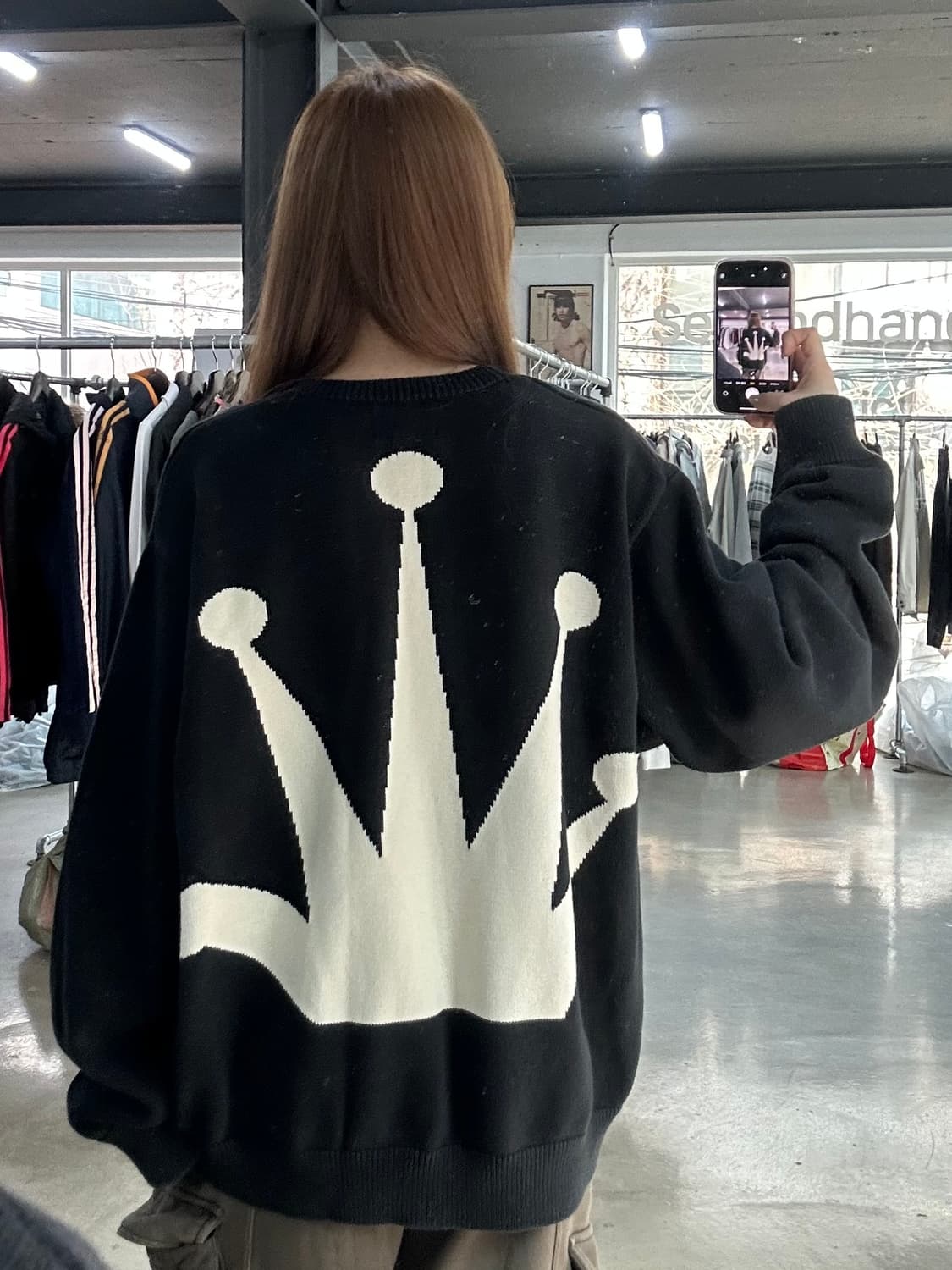 스투시 벤트 크라운 니트 상품이미지1