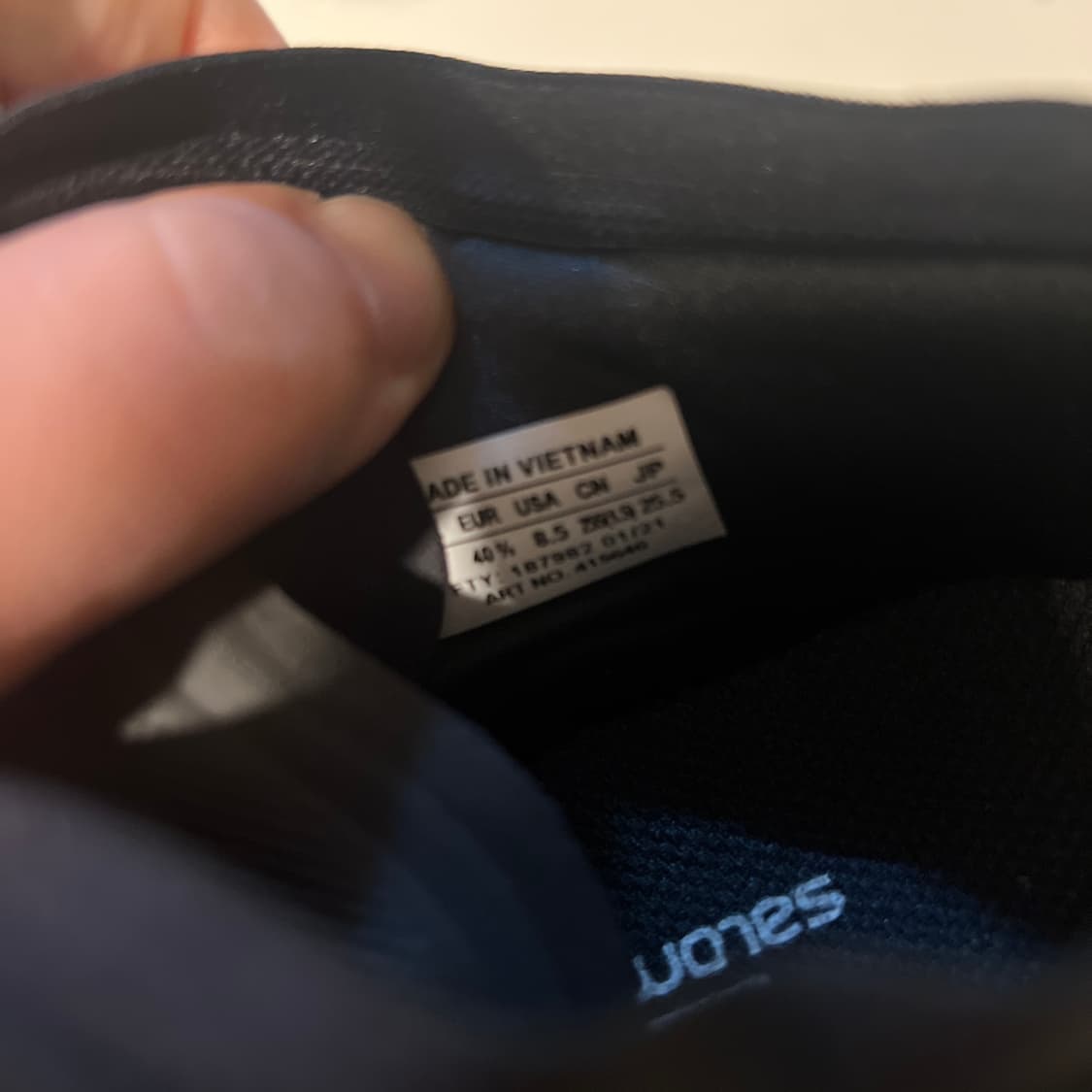 (w) 살로몬 x 꼼데가르송 센스 필 플랫폼 블랙 상품이미지5