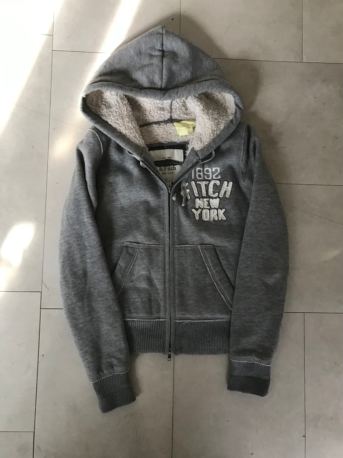 아베크롬비 그레이 퍼후드집업 상품이미지8