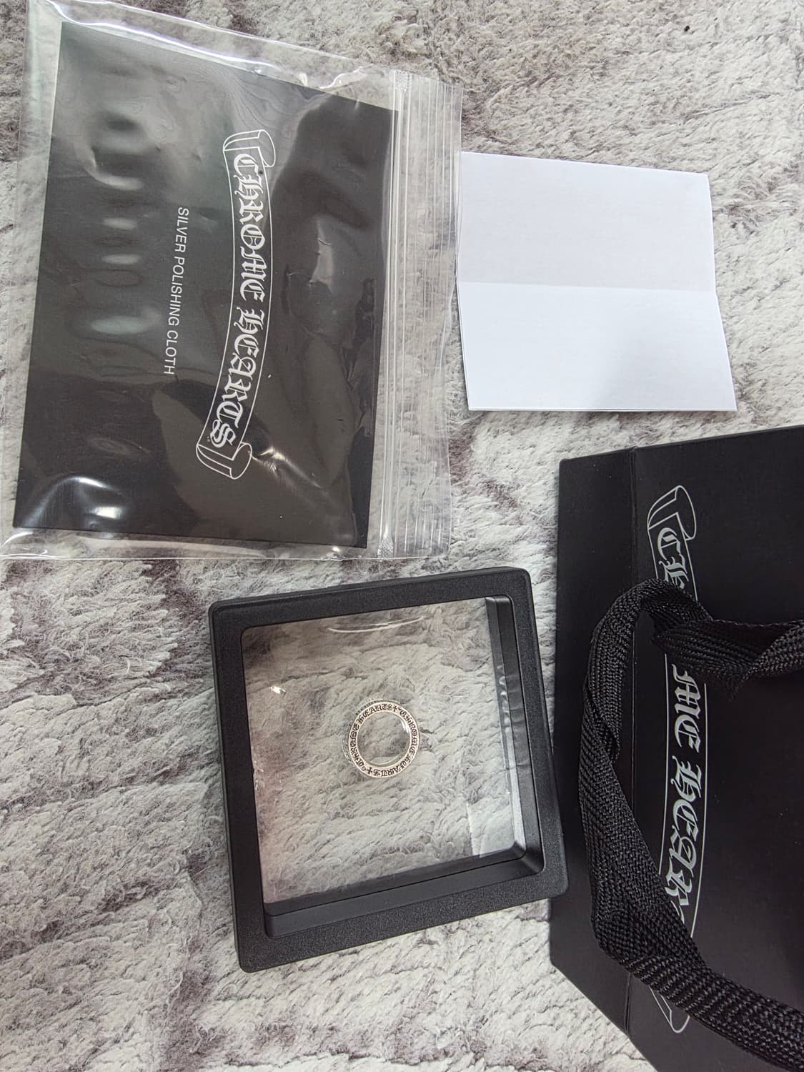 크롬하츠 퍽유링3mm us4호 상품이미지3