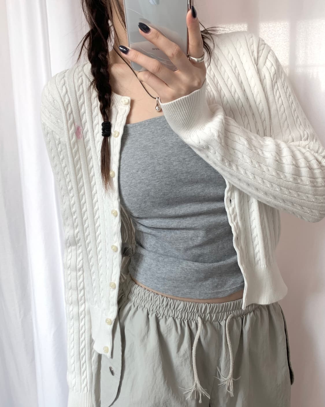 Polo 폴로 랄프로렌 걸즈 화이트 가디건 상품이미지2