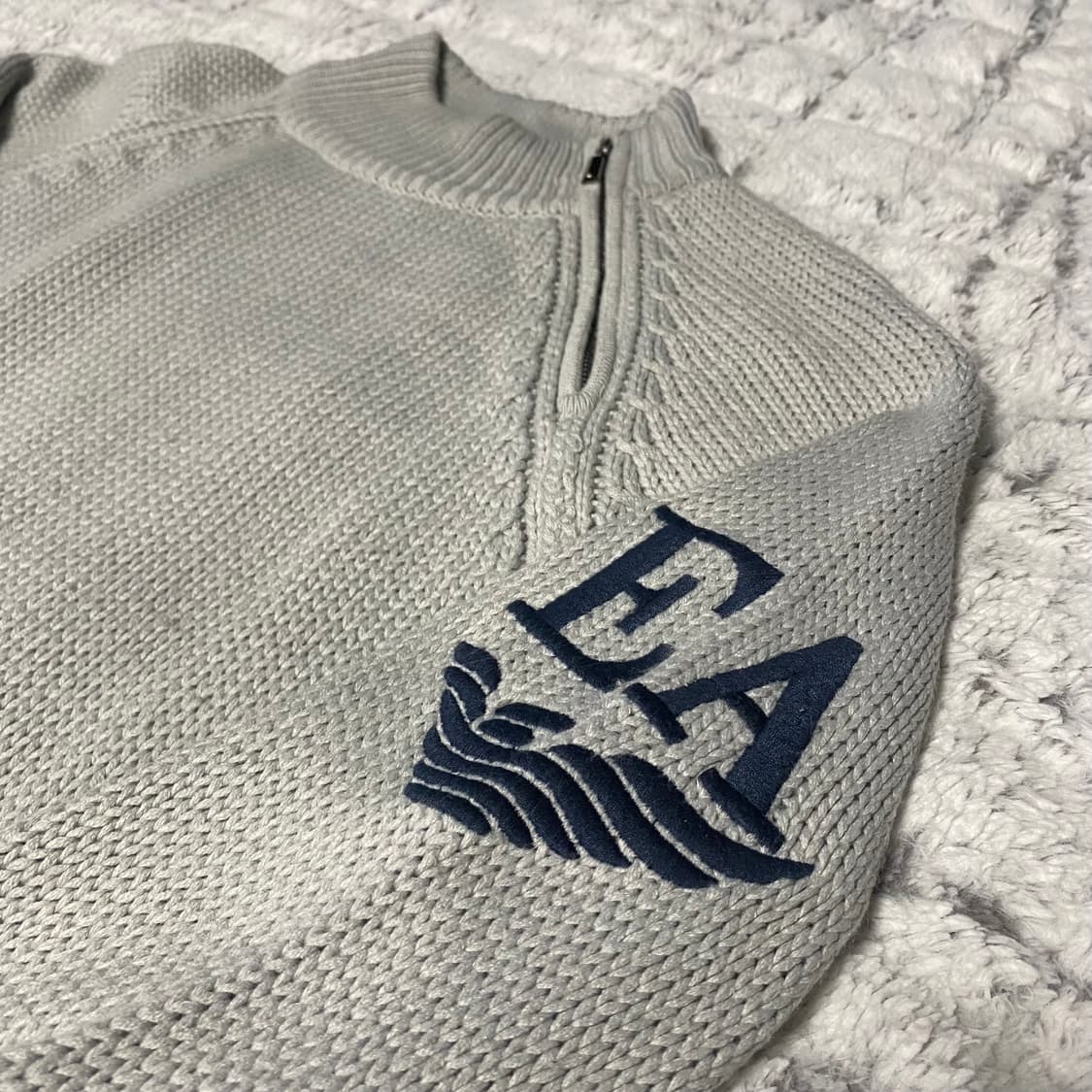 아르마니 지퍼 디테일 니트 48 상품이미지3