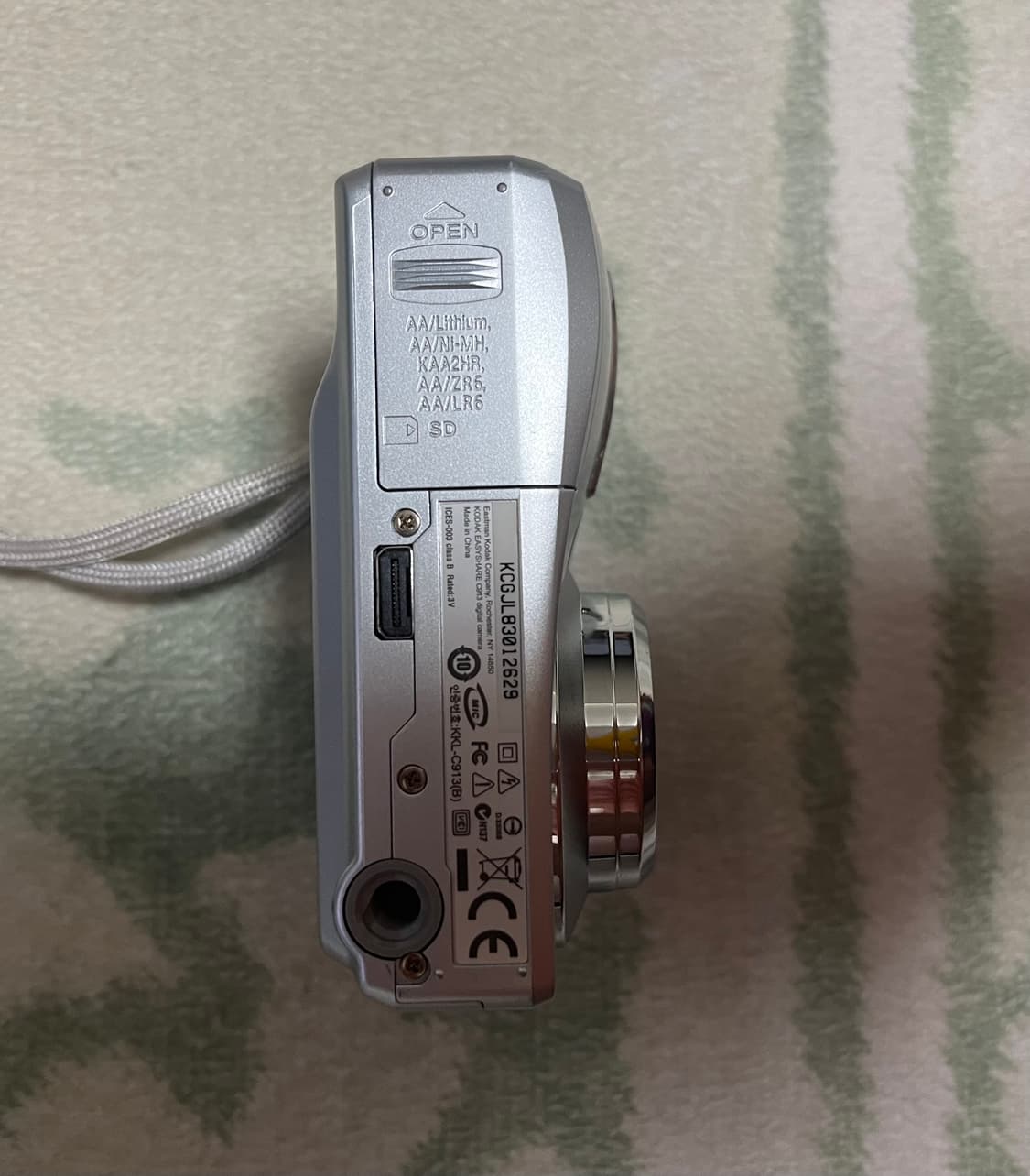 코닥 c913 뽀얀 실버 빈티지 디카 카메라 상품이미지4