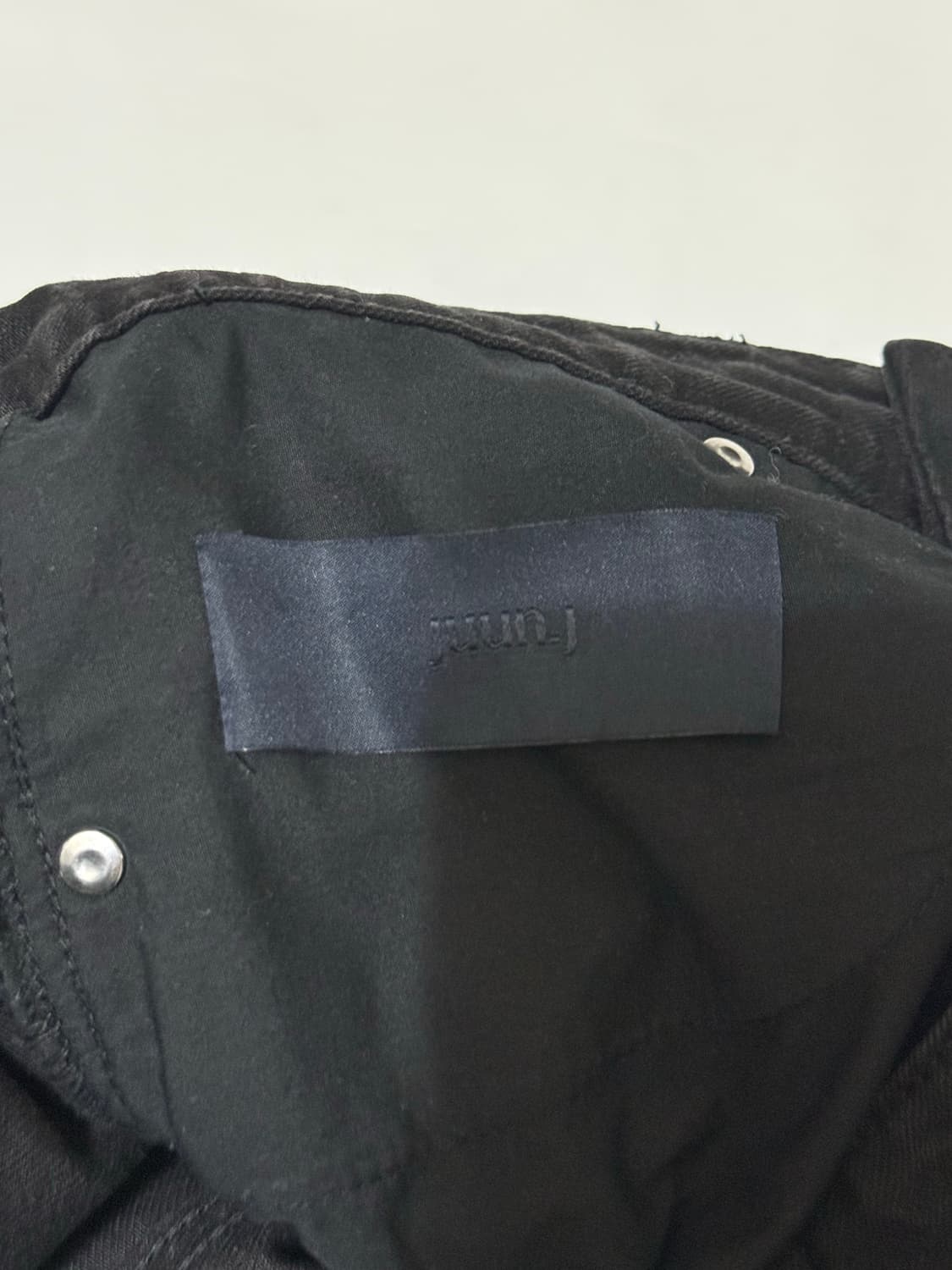 JUUN.J 준지 블랙 데님 팬츠 44 상품이미지4