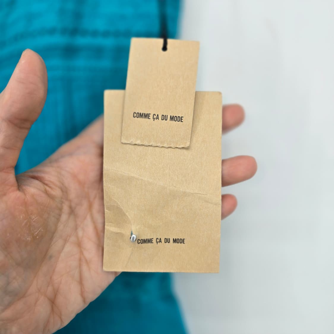 (COMME ÇA DU MODE) 레이스 디테일 슬리브리스 블라우스 상품이미지3