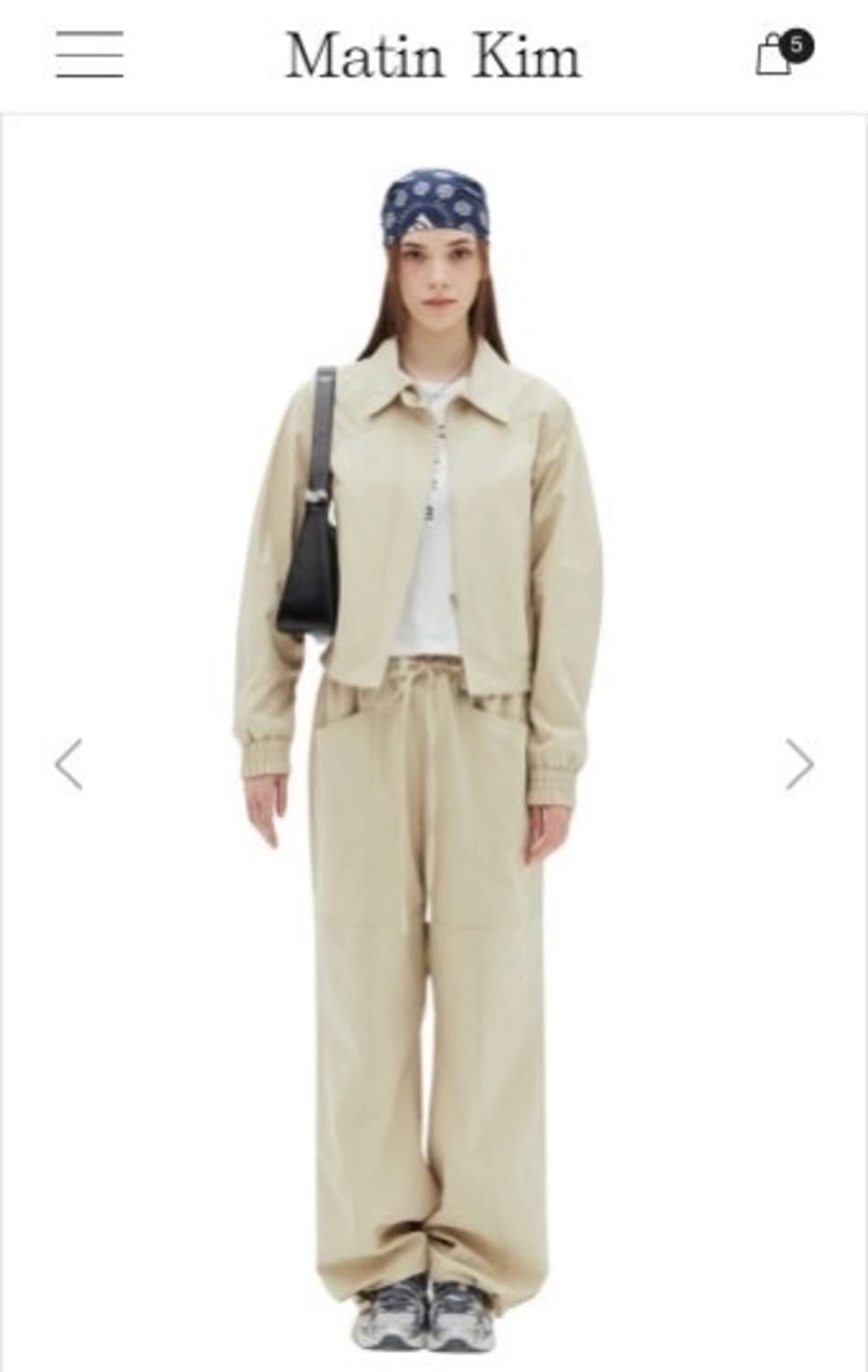 마뗑킴 스티치 점퍼 봄버 자켓 Matin Kim 웨스턴 디테일 컬러 스티 상품이미지2