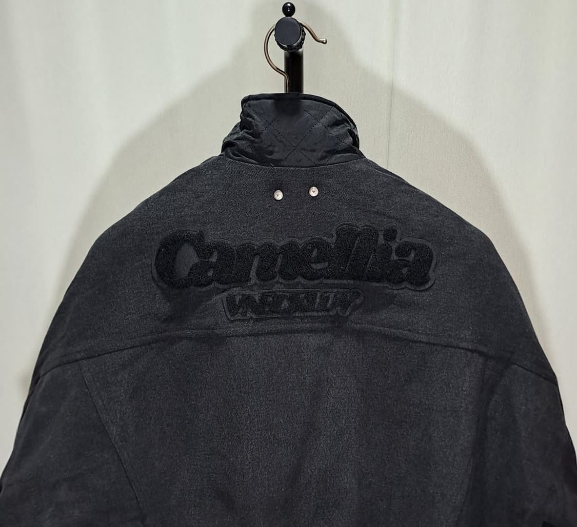 (택포) 브이넥러버 리버서블 데님 퀼팅 자켓 L B190 상품이미지6