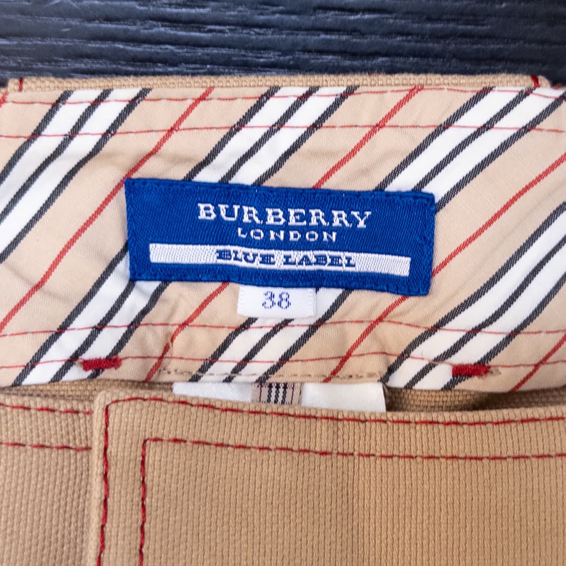 버버리 베이지 코튼 쇼츠 상품이미지8