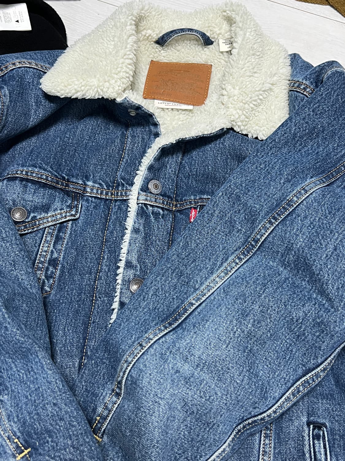 리바이스 쉐르파 데님 자켓 L 상품이미지2
