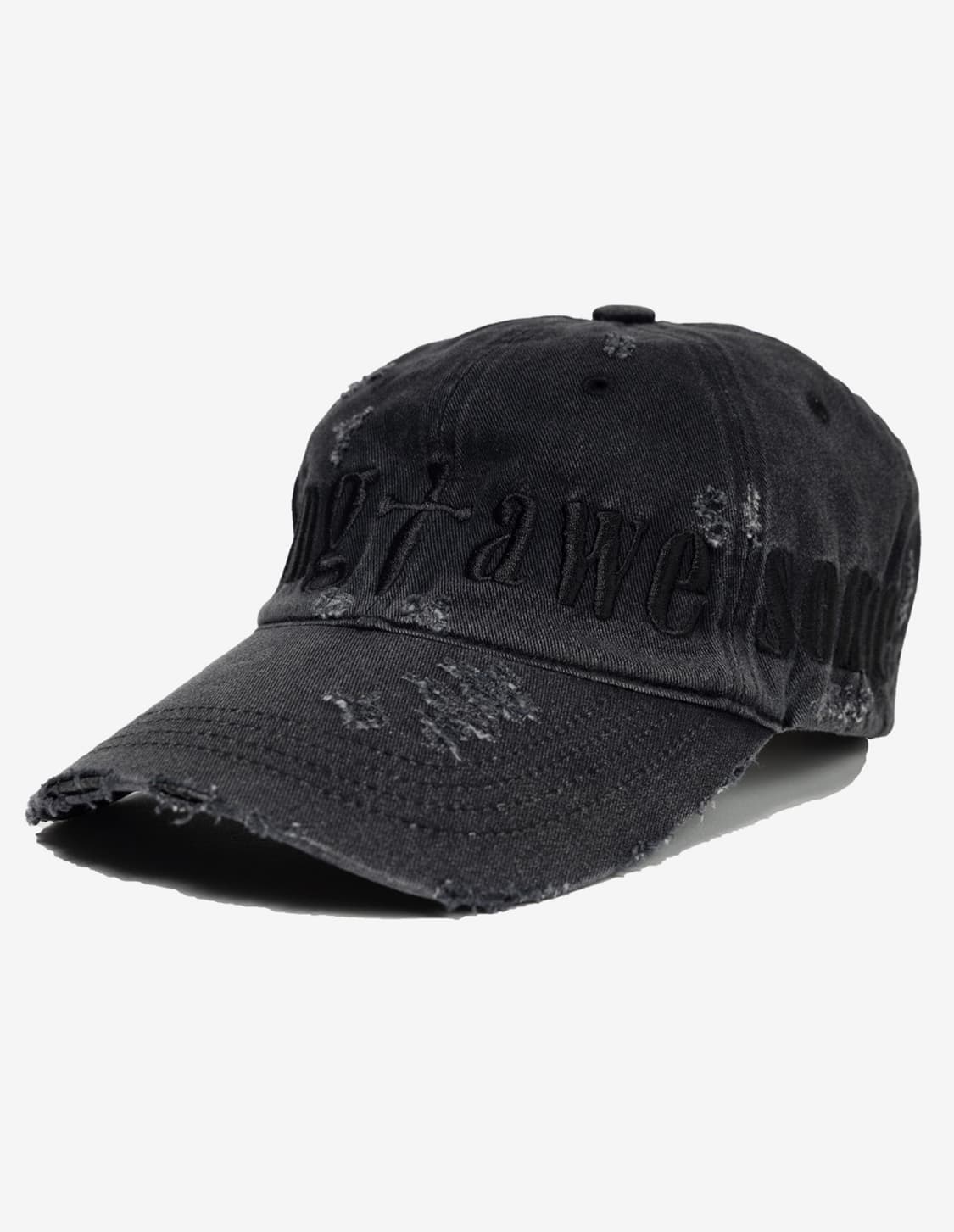퍼킹어썸 오리진 로고 디스트레스드 햇 블랙 상품이미지1