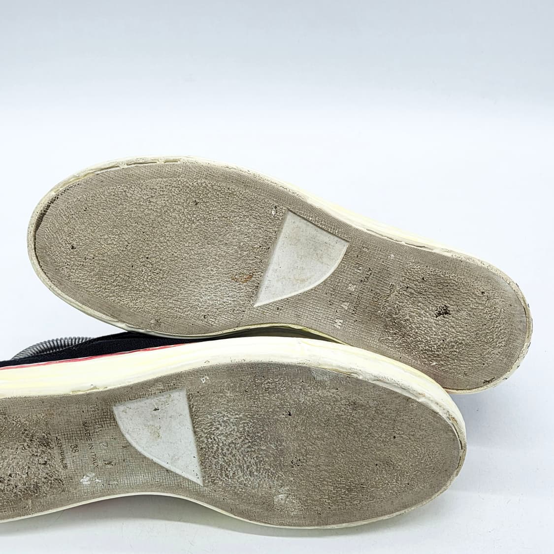  마르니 우먼스 GOOEY 로고 캔버스 스니커즈 블랙 (38)  상품이미지3