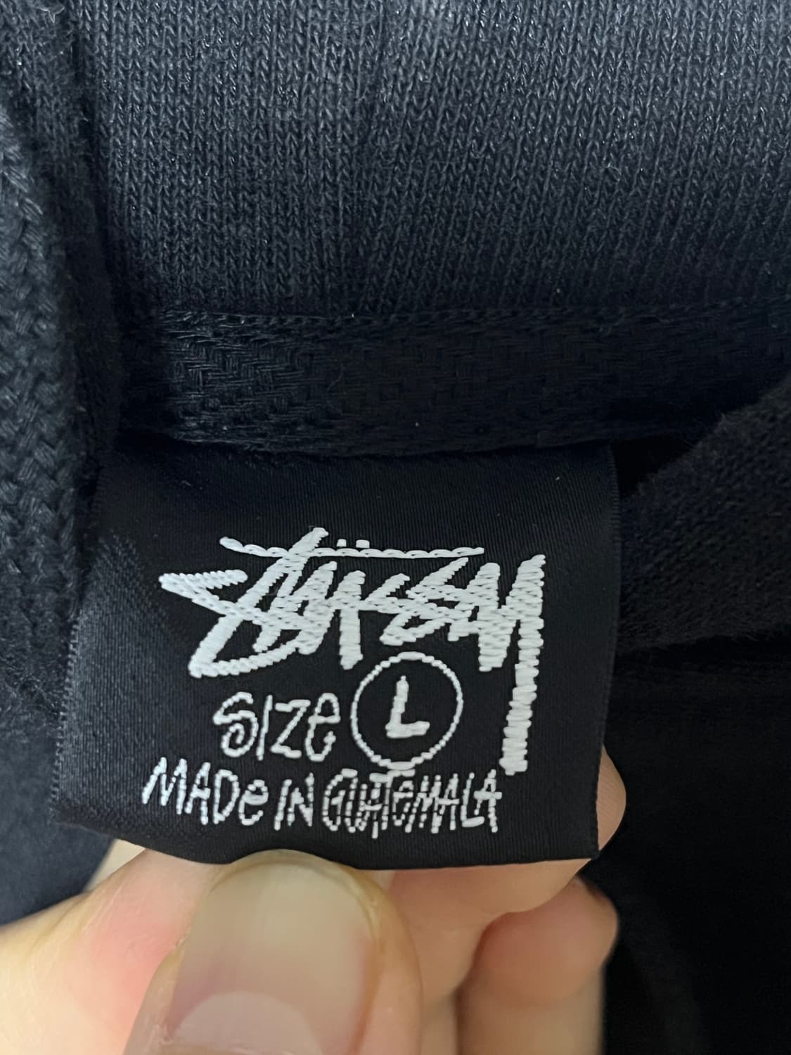 스투시 빅스탁 후드티 블랙 L 판매 상품이미지4