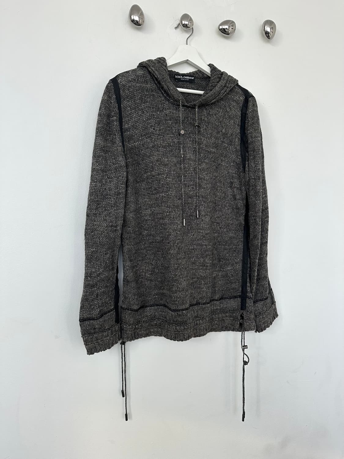 돌체앤가바나 아카이브 비니핏 후드 니트 상품이미지3