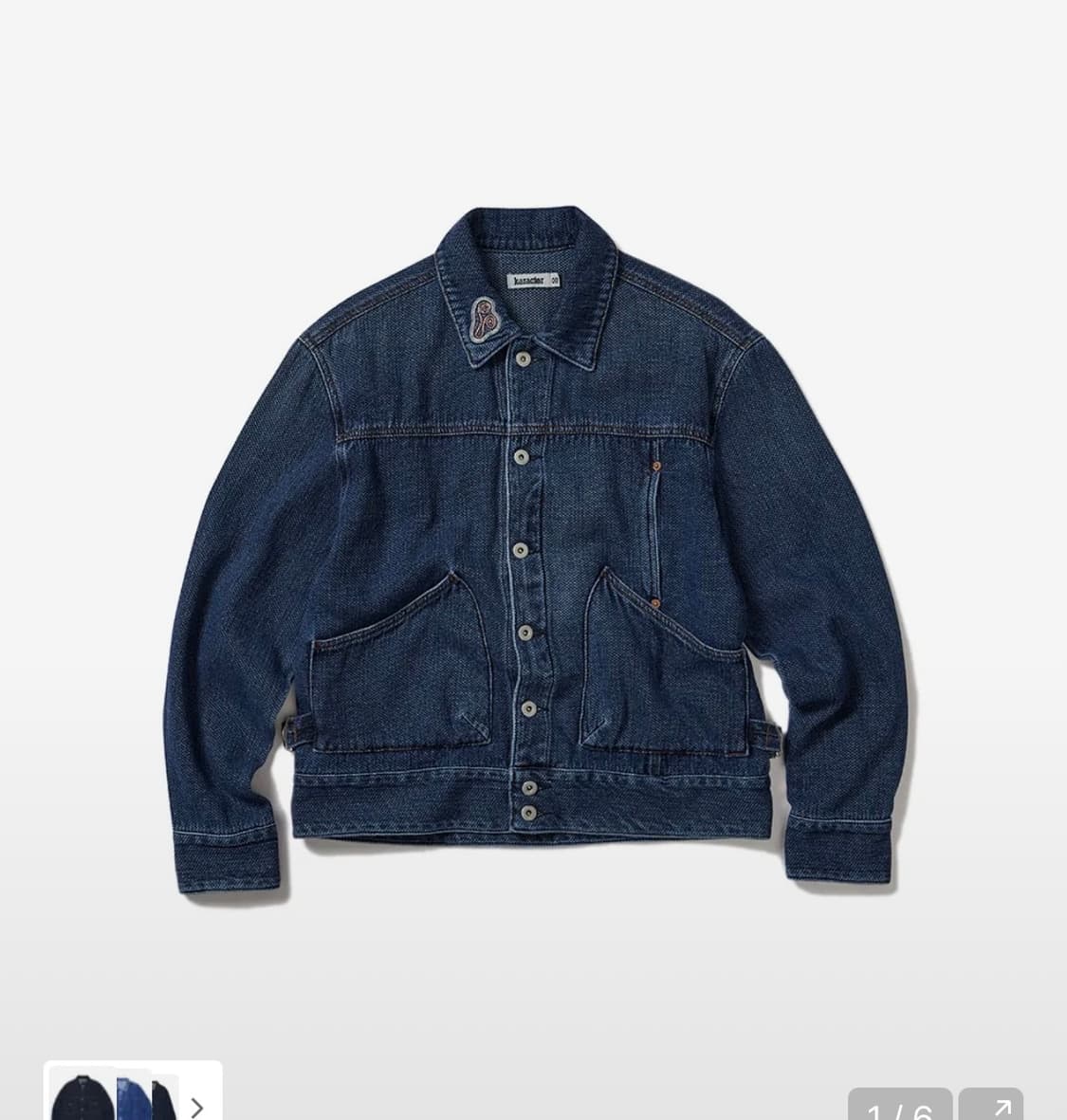카락터 데님자켓 상품이미지1