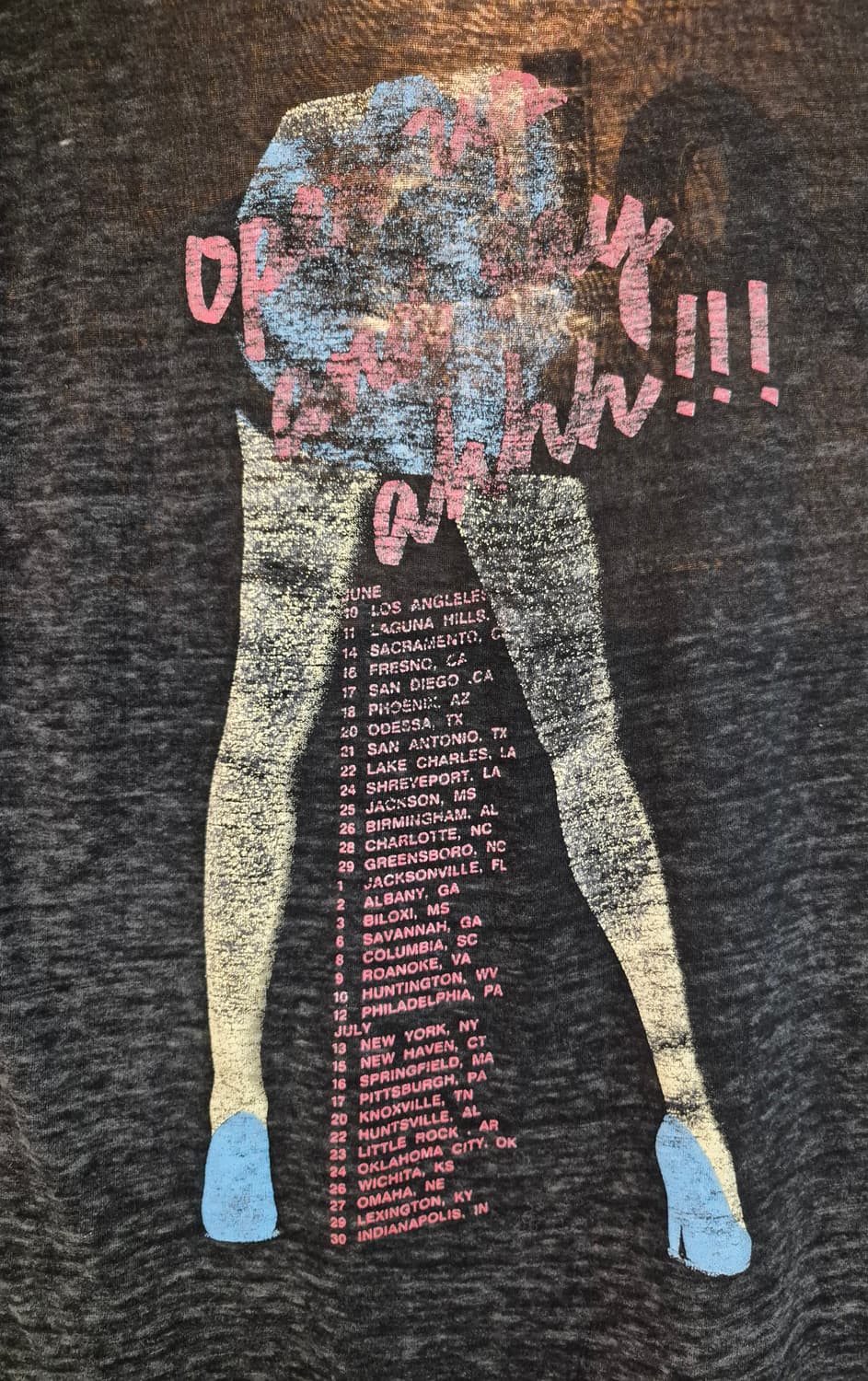 1988 VINTAGE POISON World Tour T-Shirt 상품이미지5