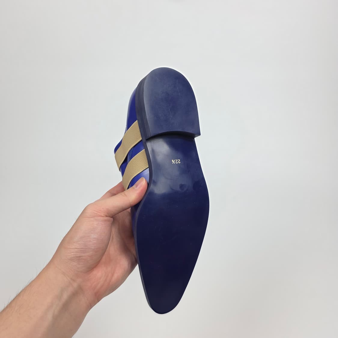 트리콧 꼼데가르송 블루 밴딩 로퍼  상품이미지8