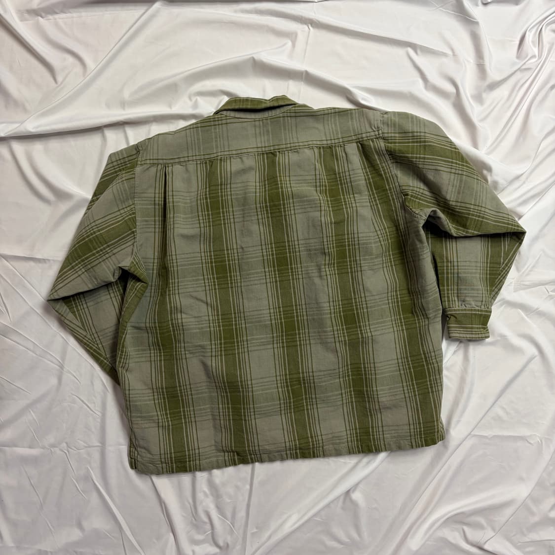 [M] 90s usa 올드 스투시 체크 셔츠 상품이미지2