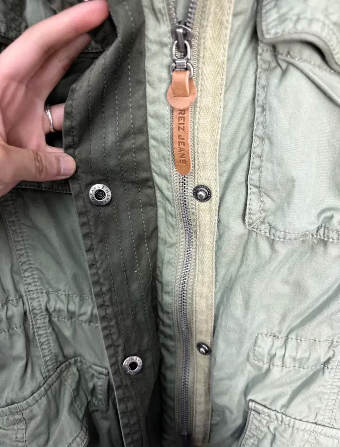 REIZ JEANS 빈티지 유일리티 밀리터리 포켓 베스트 H3056 상품이미지6