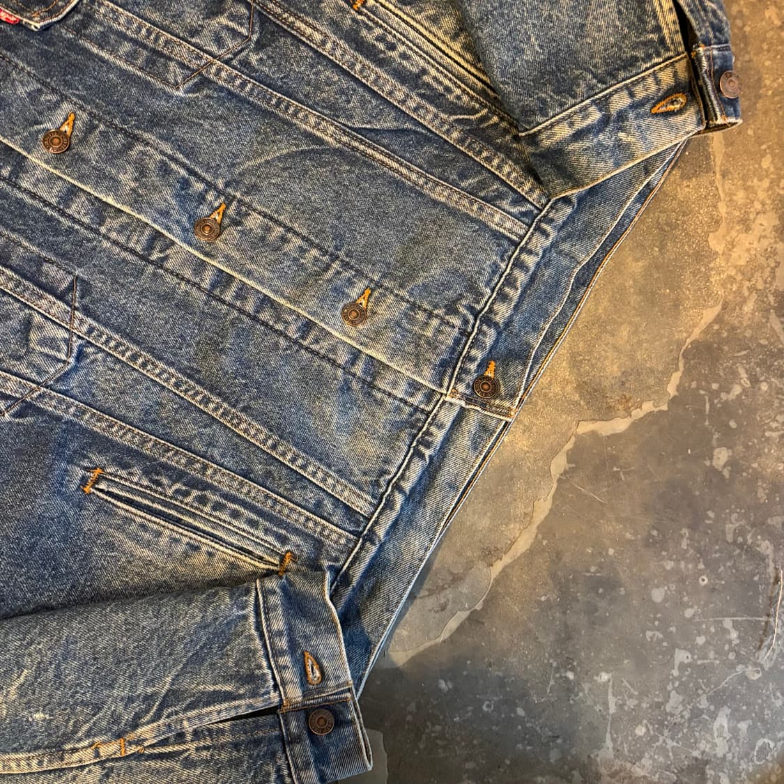 90년대 미국 리바이스 70505 블랭킷 데님 트러커 자켓 상품이미지5