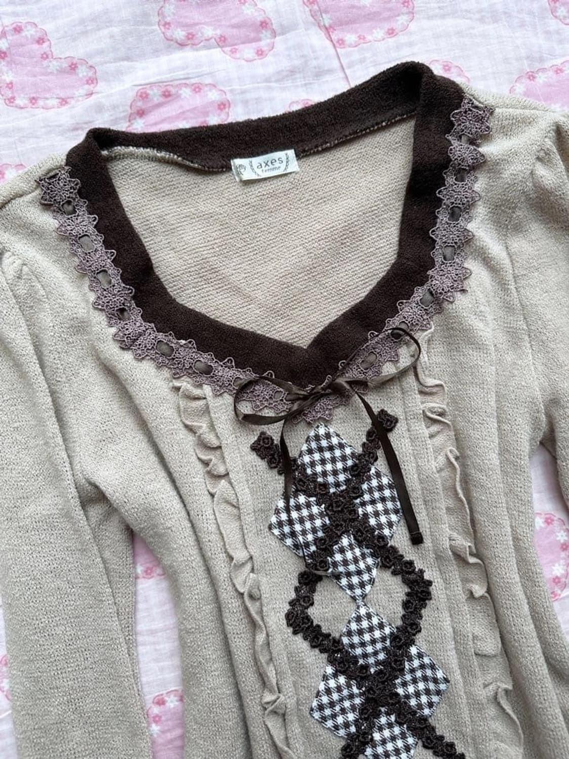 엑시즈팜 대장급 라떼갸루 니트 로걀 히메갸루 모리걸 상품이미지2