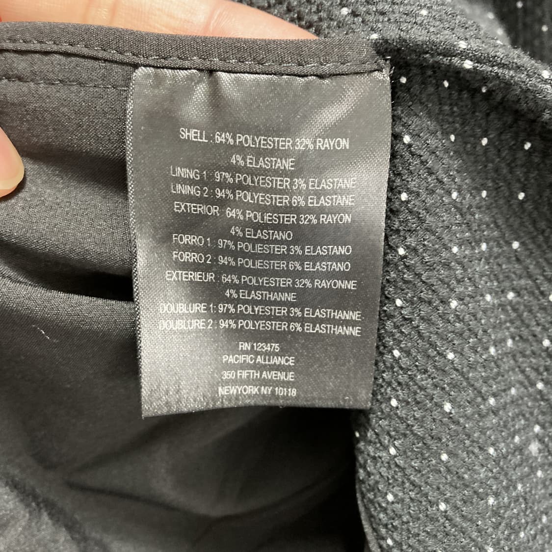 타하리 여성자켓 블레이저 땡땡이 블랙 95  상품이미지5