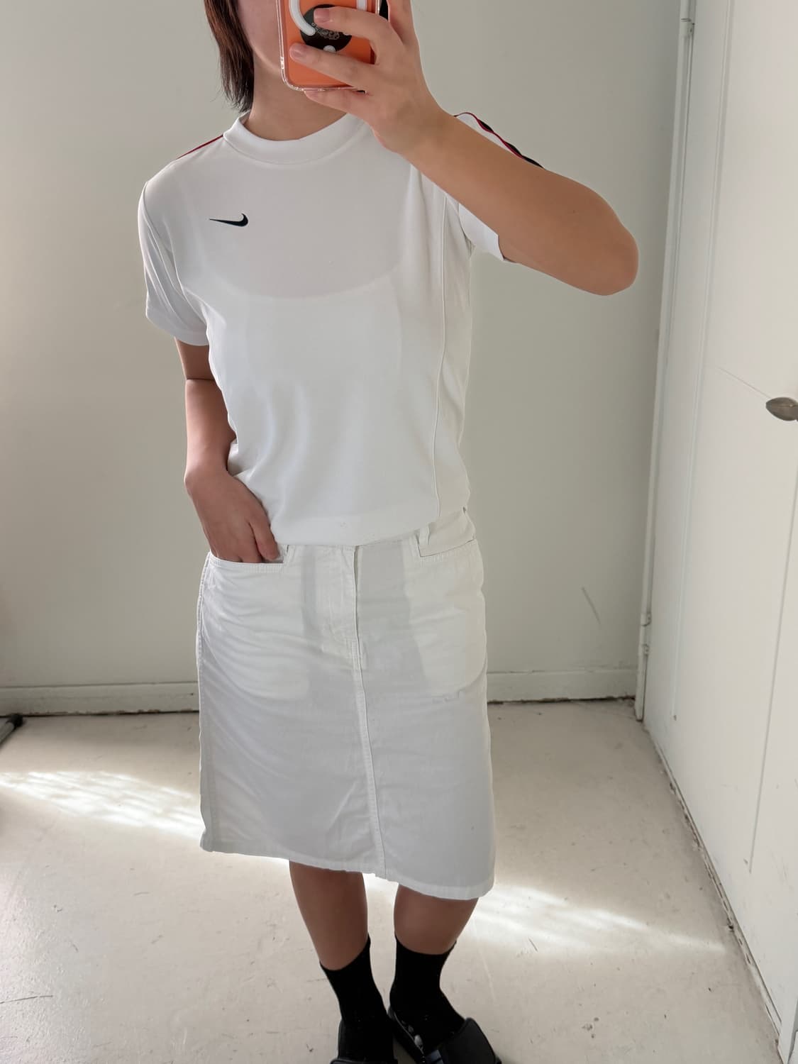 BEN DAVIS 코튼 미디스커트 상품이미지4