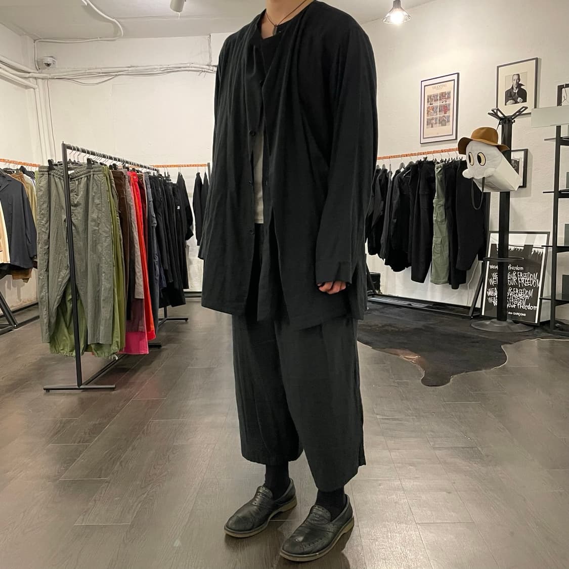 요지야마모토 뿌르옴므 패널 레이어드 셔츠 상품이미지4