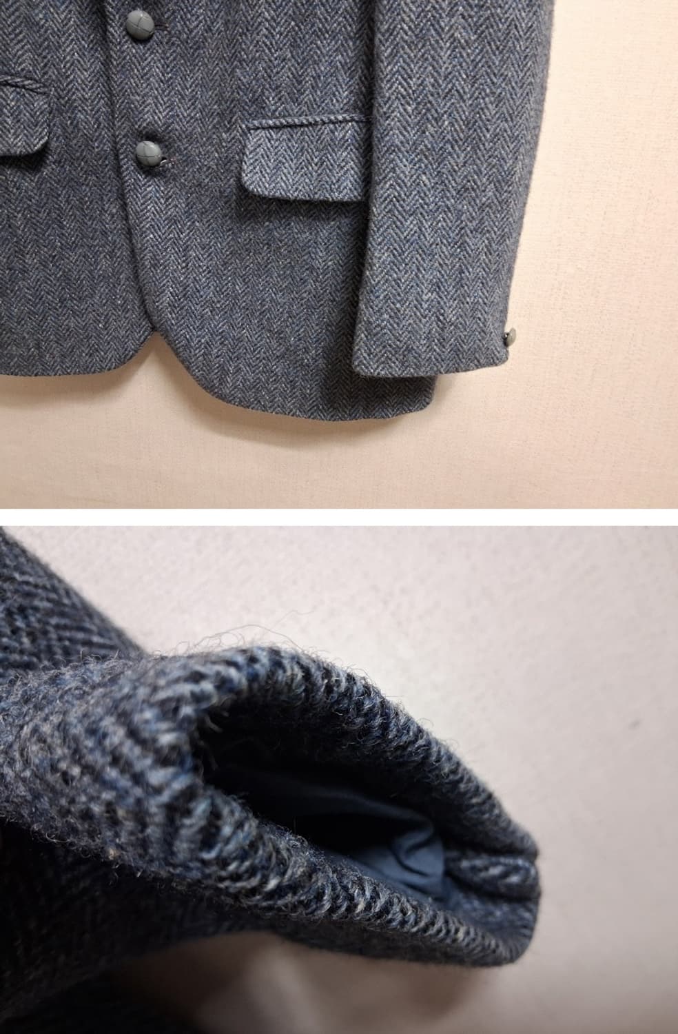 Harris Tweed Dunn.co 해리티지 트위드 헤링본모직쟈켓 M 상품이미지4
