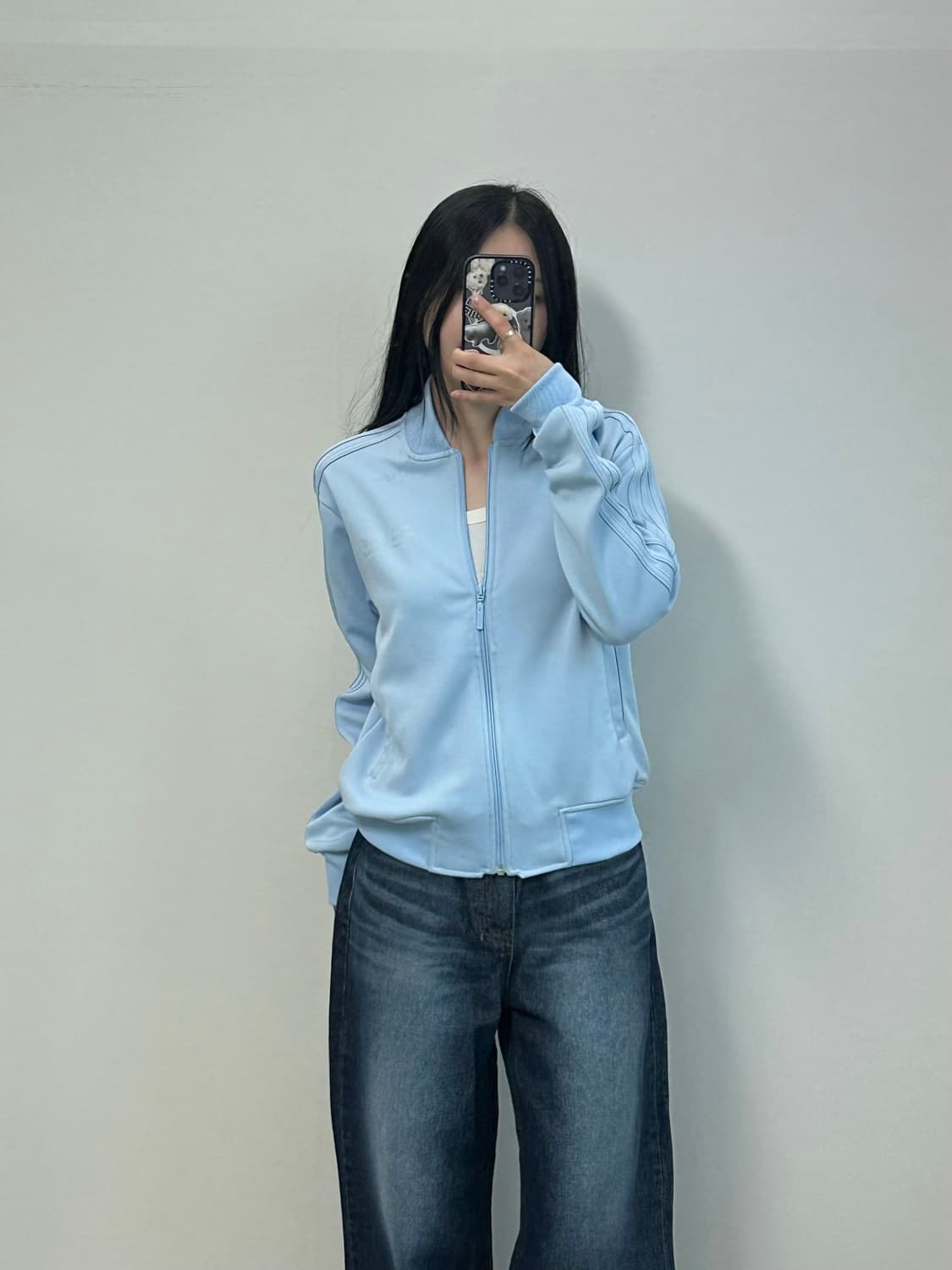 아디다스 파이어버드 레인보우 스카이블루 트랙탑 져지 상품이미지2
