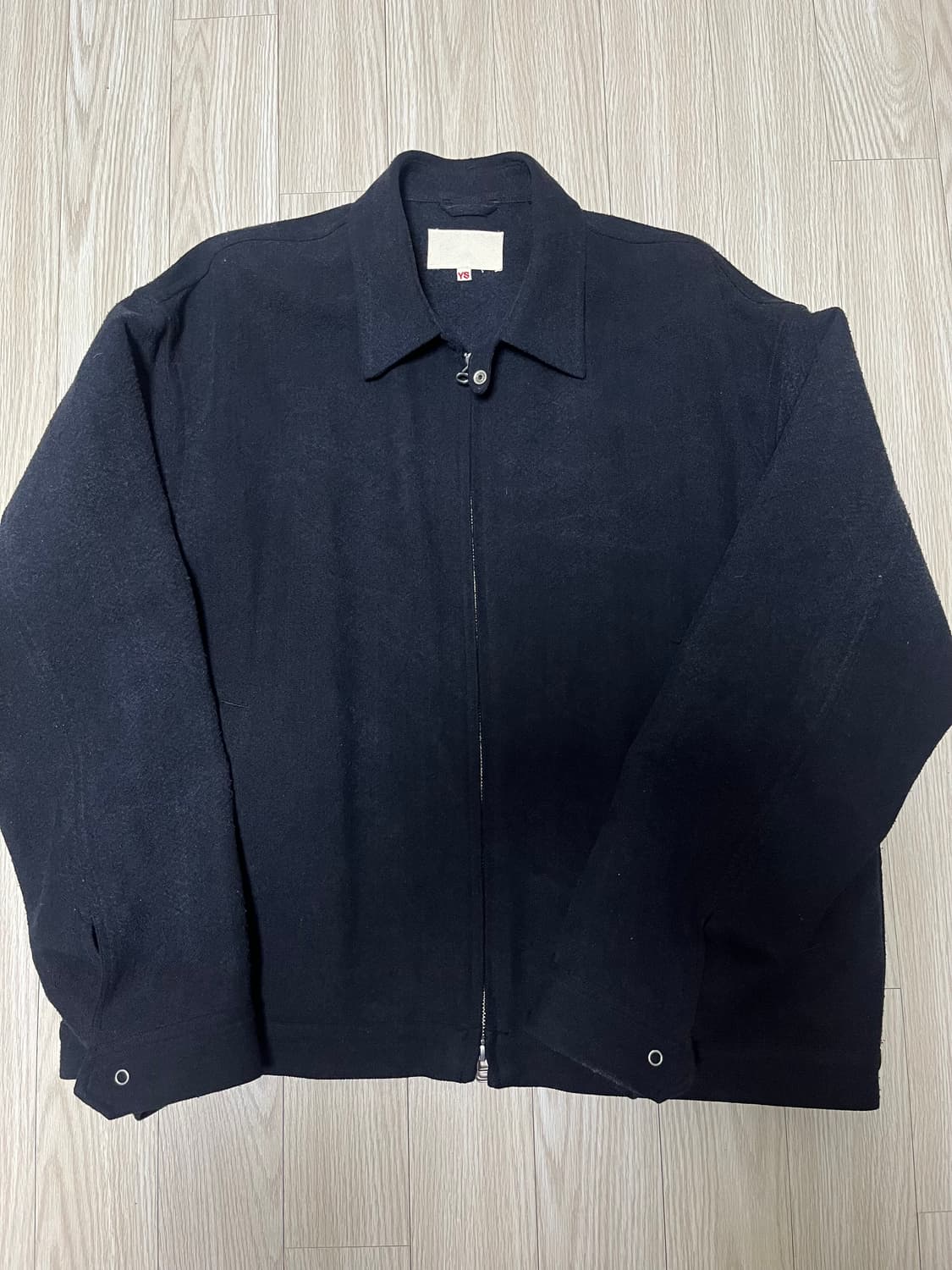 [M] 요코 실크냅 자켓 블랙 상품이미지1