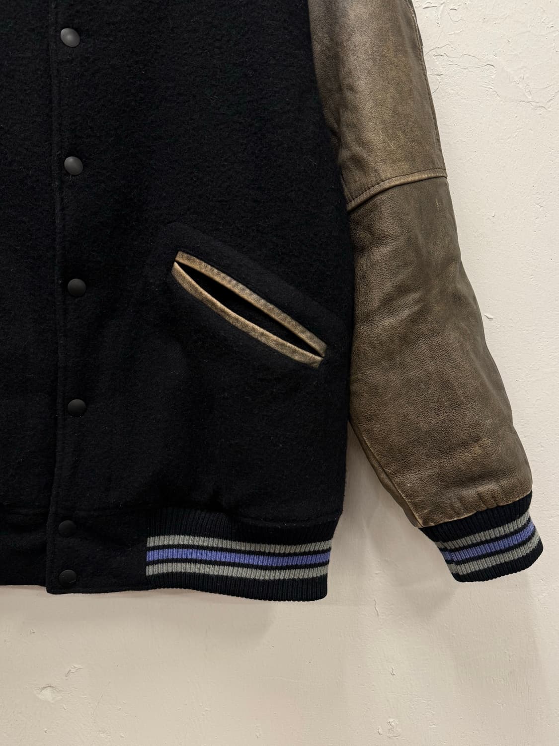 M) JAPAN Silk Road Homme  Leather Arm Va 상품이미지5