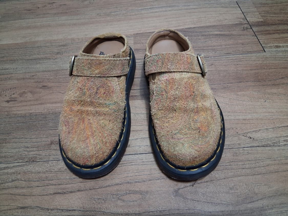 Dr. Martens 닥터마틴 아이샴 마블드 헤어리 스웨이드 샌들 225 상품이미지2