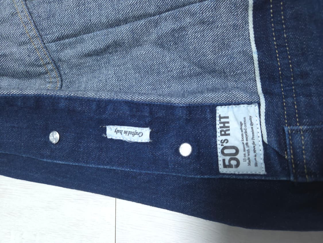 LEE 101J 50's 모델 복각 데님 라이더 재킷 XL사이즈 상품이미지6