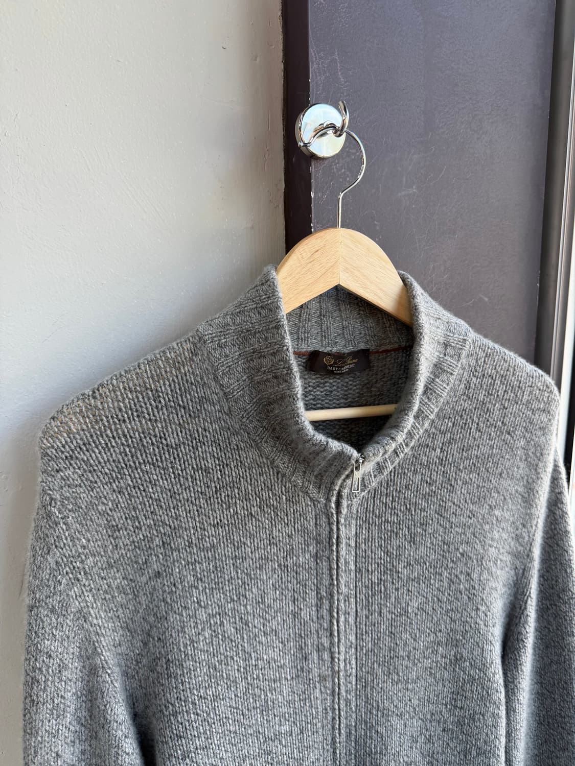 54/ 로로피아나 베이비 캐시미어 니트 집업 상품이미지4