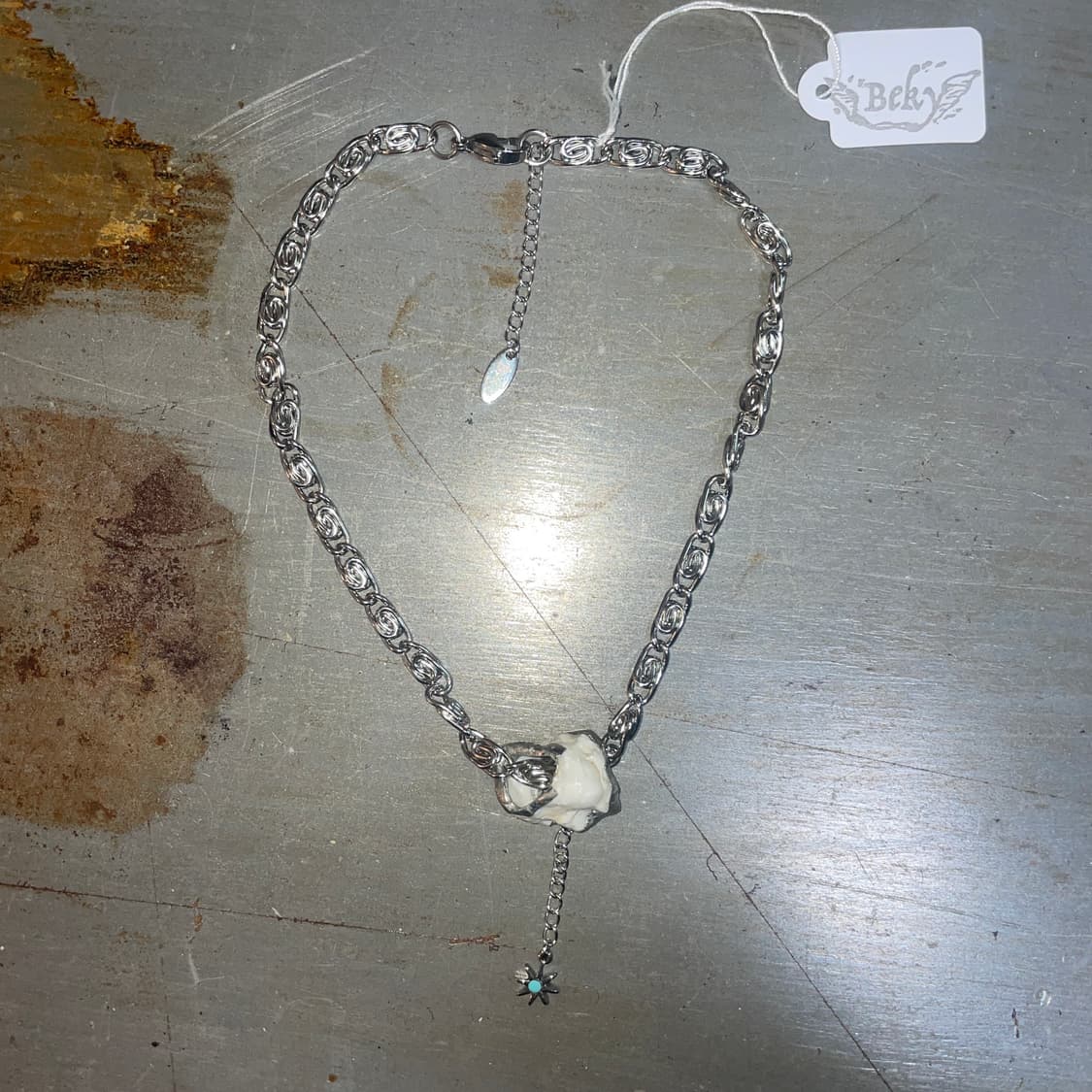 베키 어비스 스톤 드롭 목걸이 상품이미지2