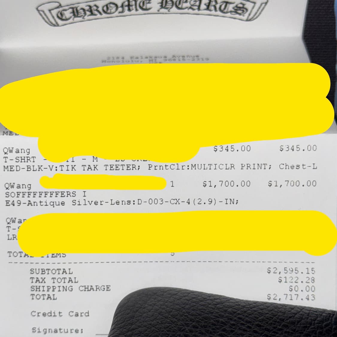 크롬하츠 소퍼스1 엔틱실버 렌즈교체 상품이미지9