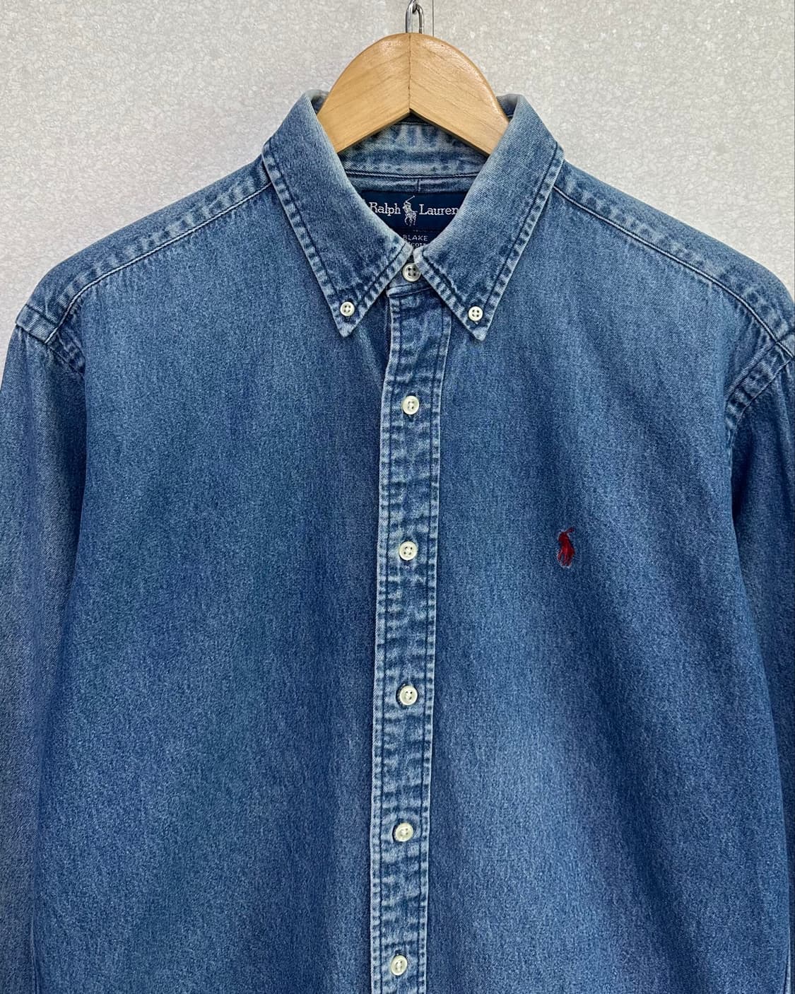(M)90'S 폴로 데님 셔츠-M2544 상품이미지3