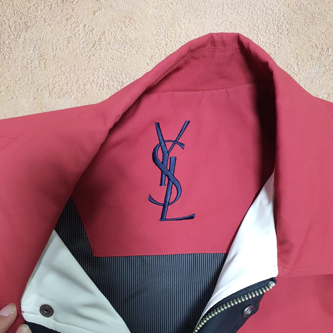 ✨ (바배) 입생로랑 올드스쿨 폴리쉘 바람막이 자켓  상품이미지3