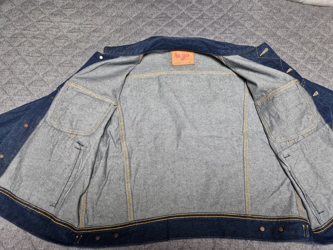 Hugo made 스톰라이더 크롭 청자켓 남성용 110 상품이미지5