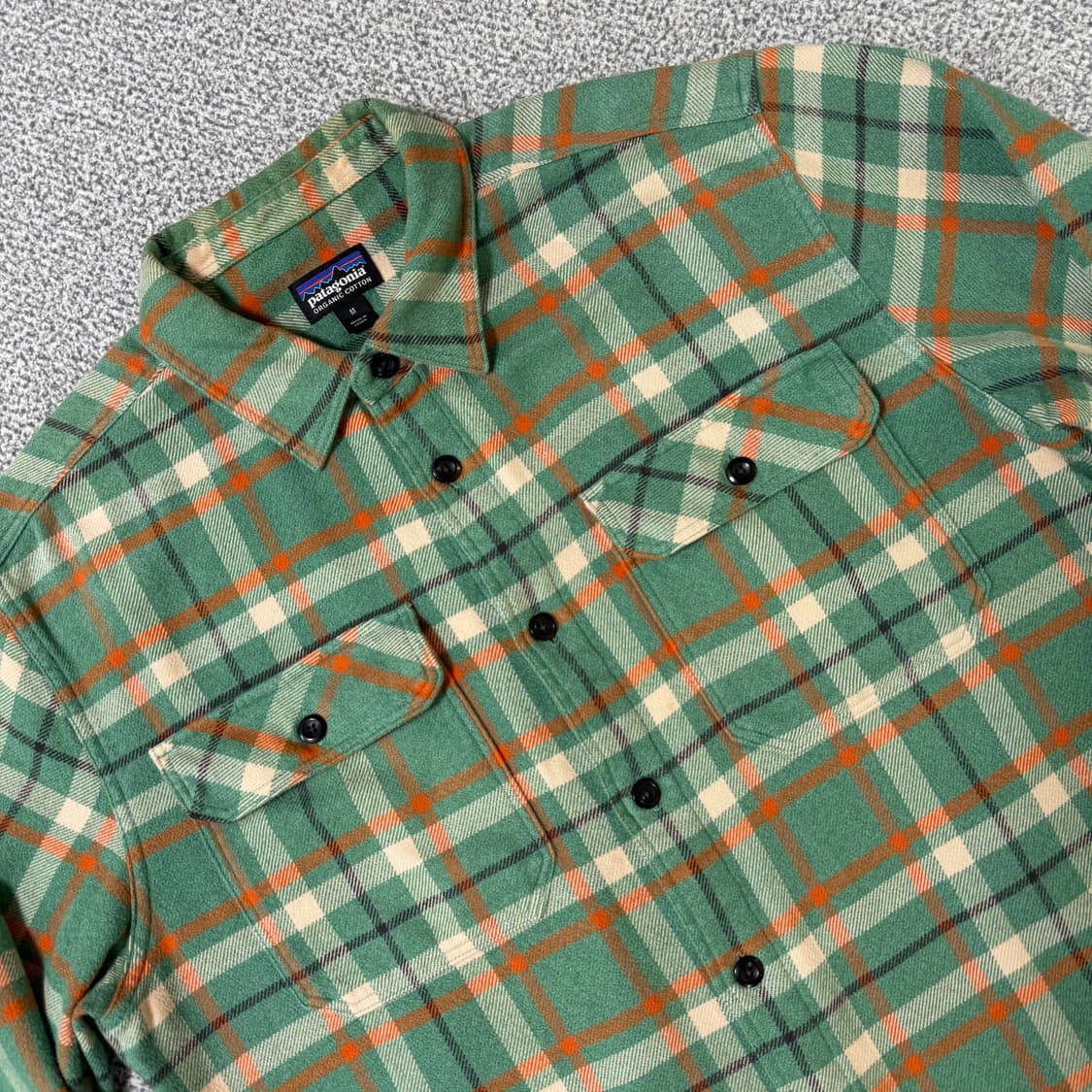 파타고니아 정품 체크 셔츠 남성용 M 상품이미지2