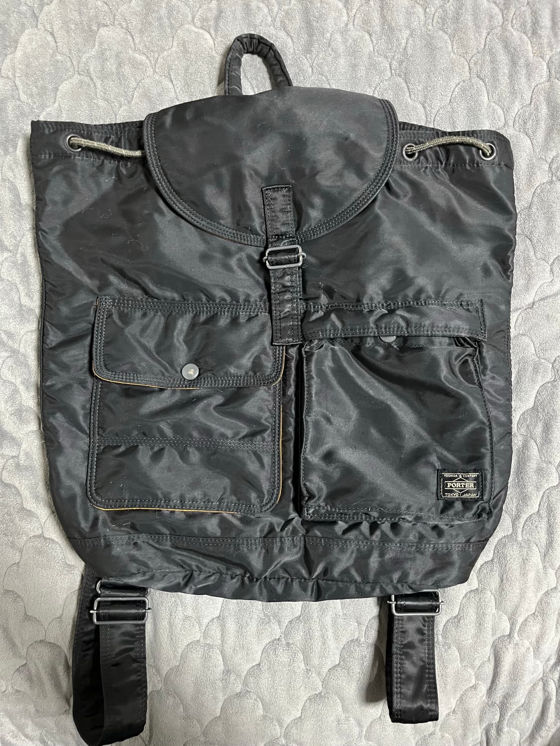 Porter 요시다포터 탱커 스냅 백팩 럭색 블랙 상품이미지1