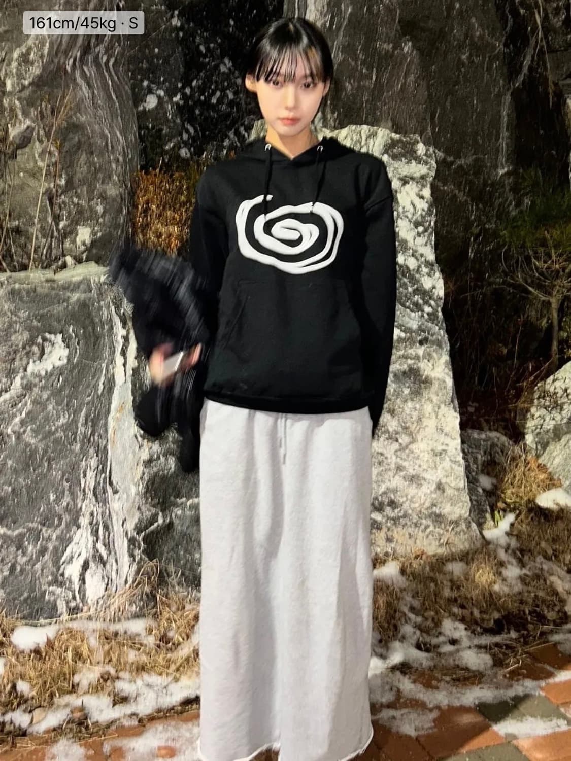 LMC | 스파이럴 후디 후드티 블랙 후드집업 맨투맨 엘엠씨 S 상품이미지7