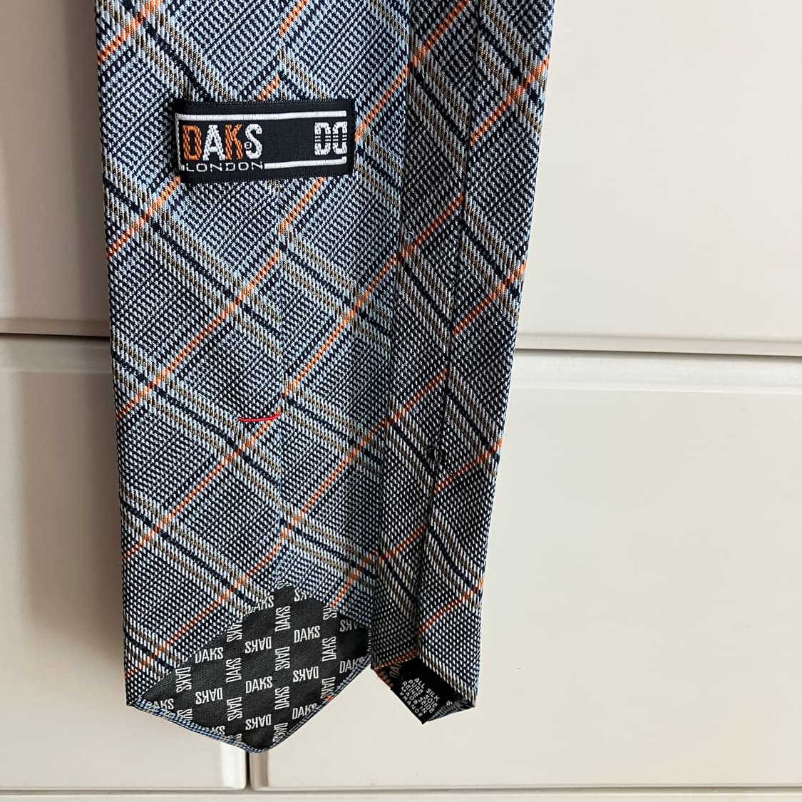 닥스 글렌 체크 + 오렌지 넥타이 상품이미지2